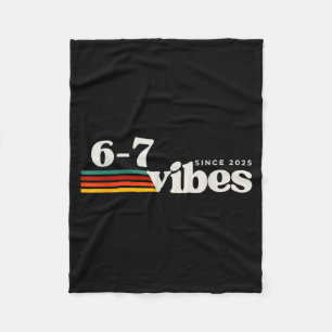 6 7 Sfeer 2025 67 Meme Trendy Retro Grappige Zin Fleece Deken