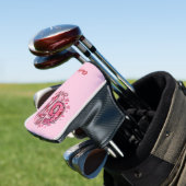 6 7 si Seven Meme Trend Girls Pink Golfheadcover (Insitu)