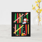 6 7 Six Seven 67 Meme Tally Marks Counting Christm Kaart (Gele Bloem)