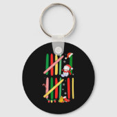 6 7 Six Seven 67 Meme Tally Marks Counting Christm Sleutelhanger (Voorkant)