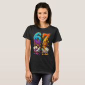 6 7 Six Seven Baseball Drip Gen Z Alpha Meme Slang T-shirt (Voorkant volledig)