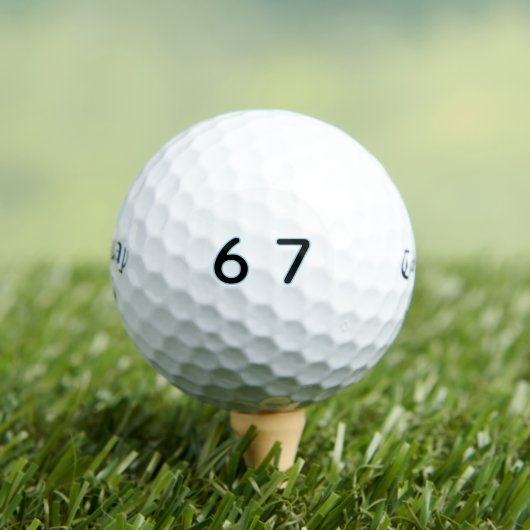 6 7 Six Seven Epic Lit Golfballen (Insitu Shirt)
