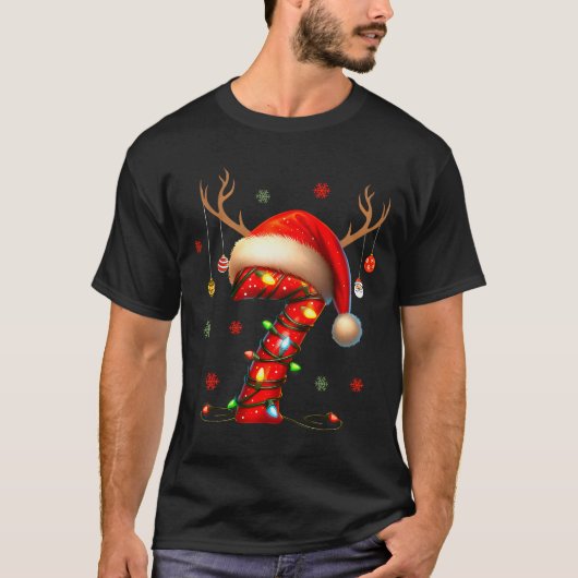 6 7 Six Seven Gen Z Alpha Merry Christmas Holiday  T-shirt (Voorkant)