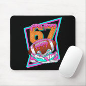 6 7 Six Seven Meme American Football Drip Number 6 Muismat (Met muis)