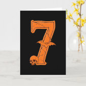 6 7 Six Seven Meme Koppel Passende Halloween Kostu Kaart (Gele Bloem)