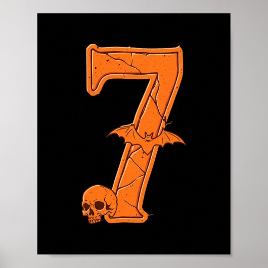 6 7 Six Seven Meme Koppel Passende Halloween Kostu Poster (Voorkant)
