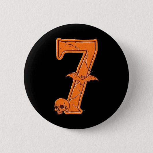 6 7 Six Seven Meme Koppel Passende Halloween Kostu Ronde Button 5,7 Cm (Voorkant)