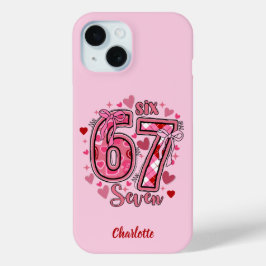 6 7 Six Seven Meme Trend Girls Name iPhone Case