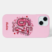 6 7 Six Seven Meme Trend Girls Name iPhone Case (Achterkant (horizontaal))