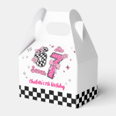 6 7 Six Seven Meme Trend Pink Girls 7th Birthday Bedankdoosjes (Voorkant Zijde)