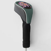 6 7 Six Seven Vaporwave Gen Z Alpha Meme Golfheadcover (Schuin)