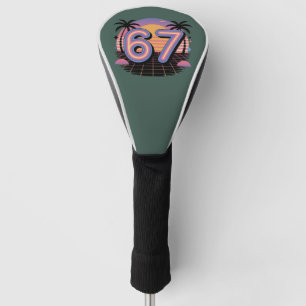 6 7 Six Seven Vaporwave Gen Z Alpha Meme  Golfheadcover
