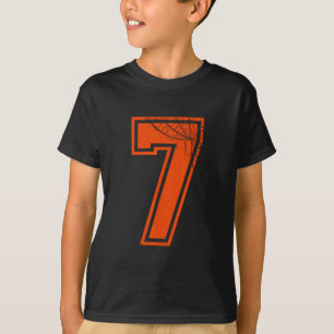 6 7 Spinnenweb Grappige Halloween Kostuum T-shirt