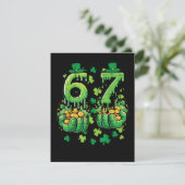 6 7 St. Patrick's Dag Aankondiging (Staand voorkant)