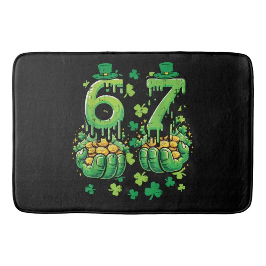 6 7 St. Patrick's Dag Badmat (Voorkant)