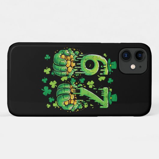 6 7 St. Patrick's Dag Case-Mate iPhone Case (Achterkant (horizontaal))