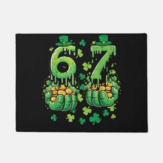 6 7 St. Patrick's Dag Deurmat (Voorkant)