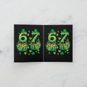 6 7 St. Patrick's Dag Feestdagen Kaart (Binnen)