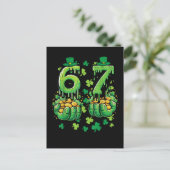 6 7 St. Patrick's Dag Feestdagenkaart (Staand voorkant)