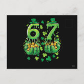 6 7 St. Patrick's Dag Feestdagenkaart (Achterkant)