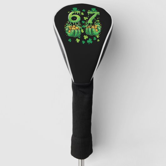 6 7 St. Patrick's Dag Golfheadcover (Voorkant)