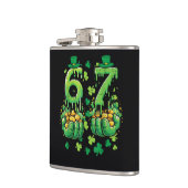 6 7 St. Patrick's Dag Heupfles (Links)