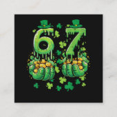 6 7 St. Patrick's Dag Informatiekaartje (Voorkant)