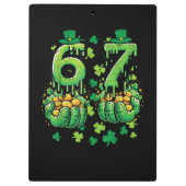 6 7 St. Patrick's Dag Klembord (Achterkant)