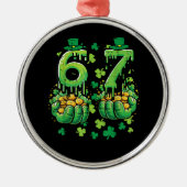 6 7 St. Patrick's Dag Metalen Ornament (Voorkant)