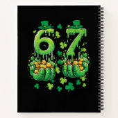 6 7 St. Patrick's Dag Notitieboek (Achterkant)