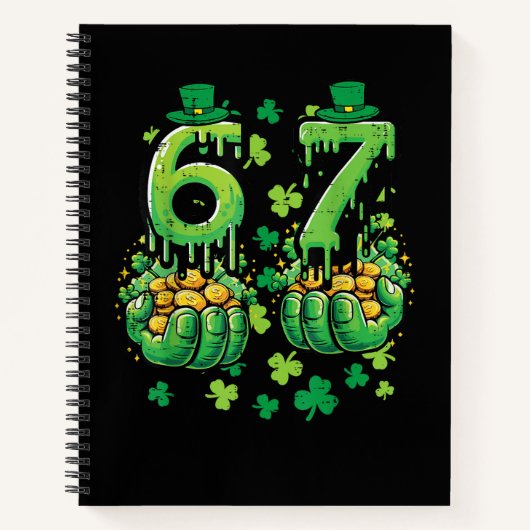 6 7 St. Patrick's Dag Notitieboek (Voorkant)