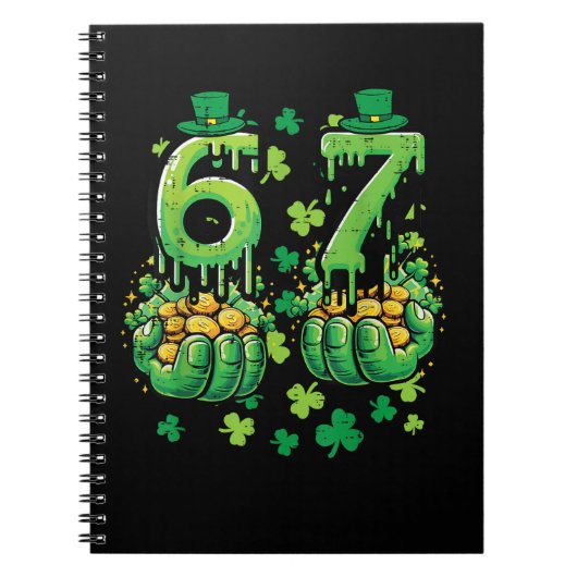 6 7 St. Patrick's Dag Notitieboek (Voorkant)