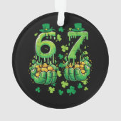 6 7 St. Patrick's Dag Ornament (achterkant)