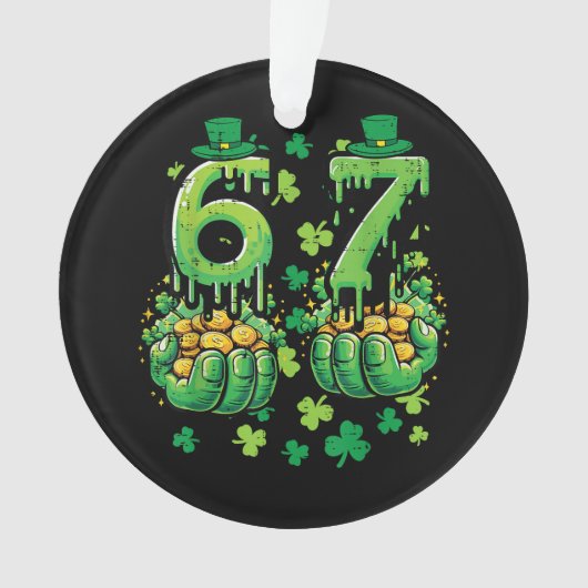 6 7 St. Patrick's Dag Ornament (voorkant)
