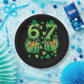 6 7 St. Patrick's Dag Papieren Bordje (Feest)