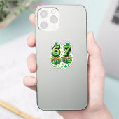 6 7 St. Patrick's Dag Sticker (Telefoon)