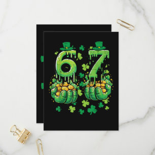 6 7 St. Patrick's Dag Uitnodiging Briefkaart