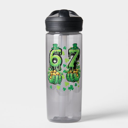 6 7 St. Patrick's Dag Waterfles (Voorkant)