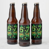 6 7 St Patricks Day Bier Etiket (Flessen)