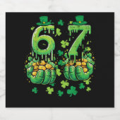 6 7 St Patricks Day Bier Etiket (Enkel label)