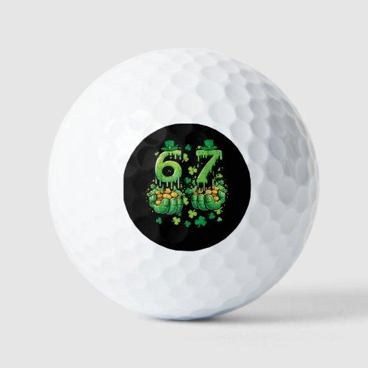 6 7 St Patricks Day Golfballen (Voorkant)