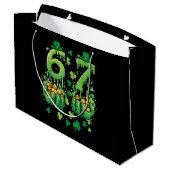 6 7 St Patricks Day Groot Cadeauzakje (Achterkant Gekanteld)