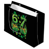 6 7 St Patricks Day Groot Cadeauzakje (Voorkant Gekanteld)