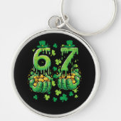 6 7 St Patricks Day Sleutelhanger (Voorkant)