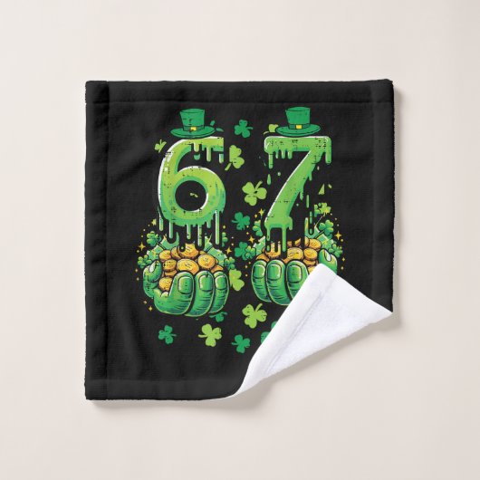 6 7 St Patricks Day Washandje (Wasdoekje)