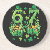 6 7 St Patricks Day Zandsteen Onderzetter (Voorkant)