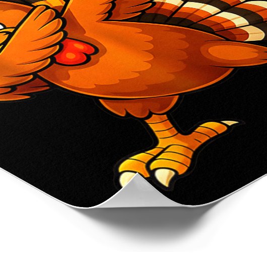 6 7 Thanksgiving Funny Turkey Thanksgiving 67 Men  Poster (Hoek)