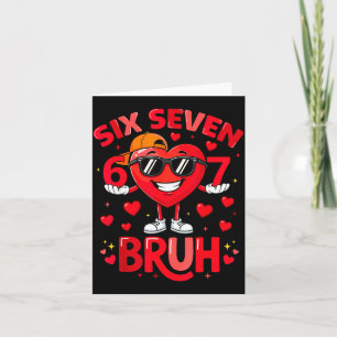 6 7 Valentijnsdag Shirt Heren Jongens Grappige Har Kaart