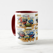 6’7” Van levensbelang Chemie Elementen Mok (Voorkant links)