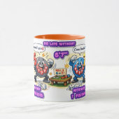 6’7” Van levensbelang Chemie Elementen Mok (Midden)